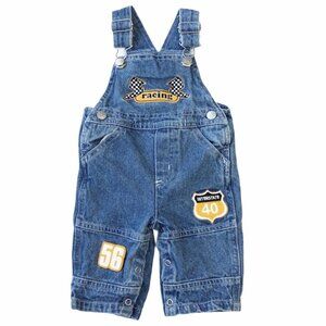 Racing Denim Overalls